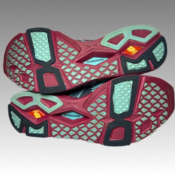 NEW BALANCE WR 1400PB v1 Revlite Running Shoes Teal Pink Women 7 - Picture 8 of 9